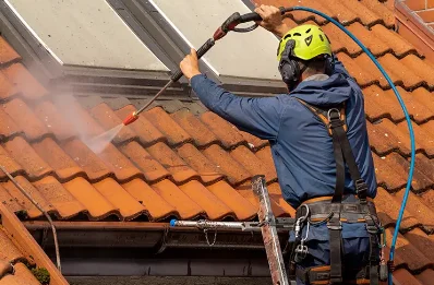Démoussage et hydrofuge de toiture à Garat